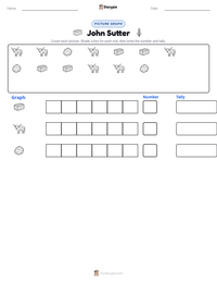 John Sutter printable worksheet preview