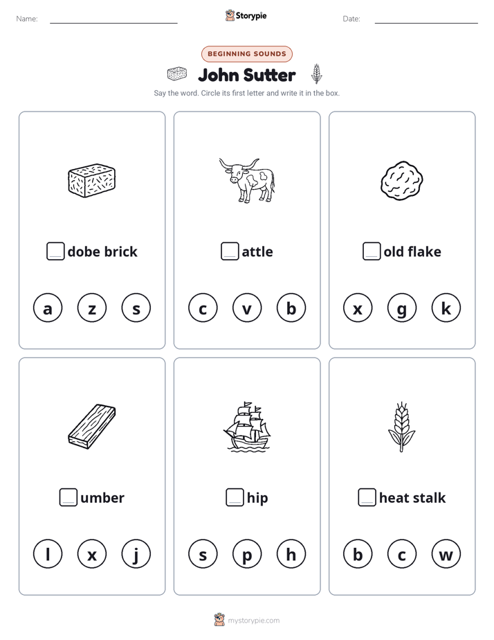 Beginning Sounds