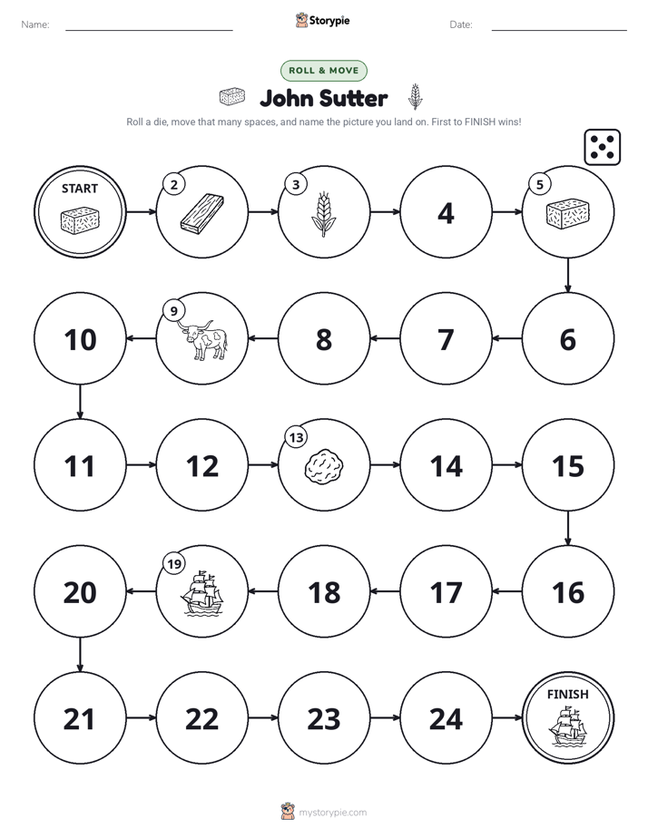 Roll & Move Game