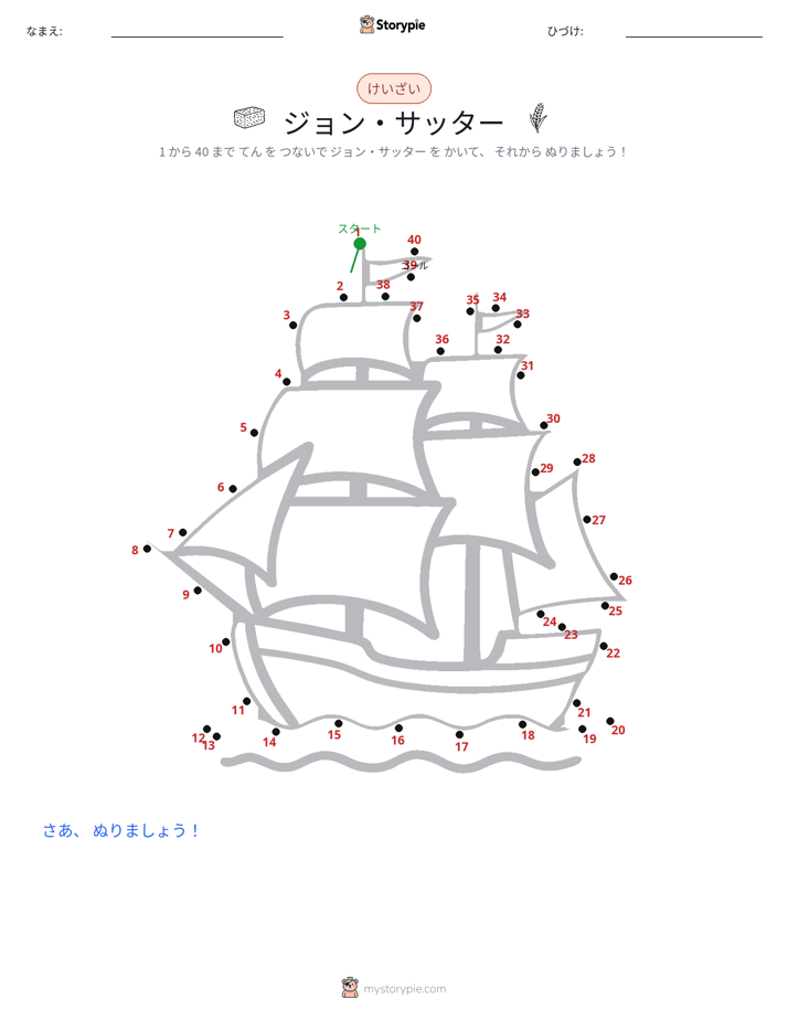 点つなぎ