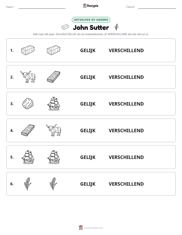 Zelfde of Verschillend