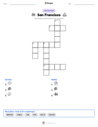 San Francisco printable worksheet preview