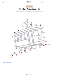 San Francisco printable worksheet preview