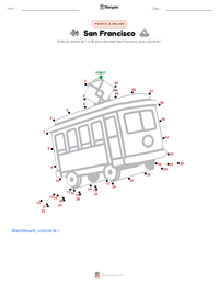 Aperçu de la feuille de travail imprimable San Francisco