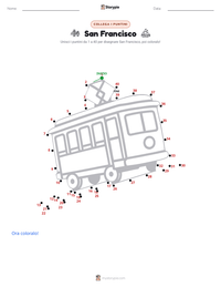 Anteprima della scheda stampabile di San Francisco