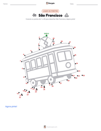 Prévia da folha de atividades imprimível São Francisco