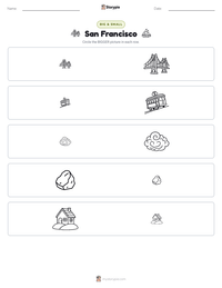 San Francisco printable worksheet preview