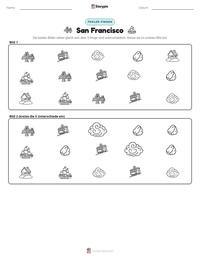 San Francisco druckbare Arbeitsblatt Vorschau