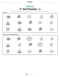 San Francisco printable worksheet preview