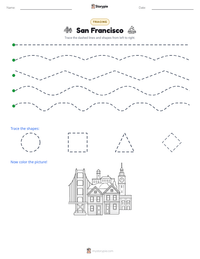 San Francisco printable worksheet preview