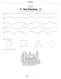 Anteprima della scheda stampabile di San Francisco