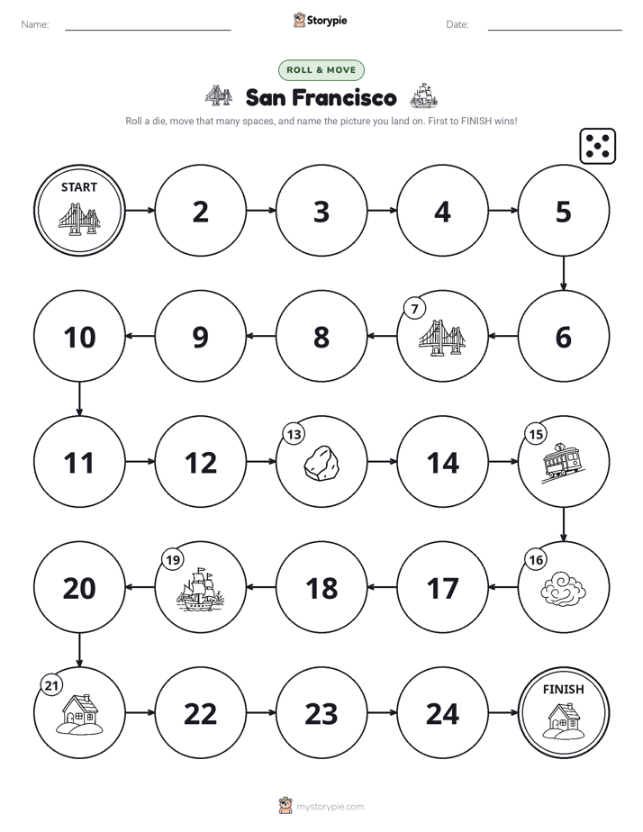 Roll & Move Game