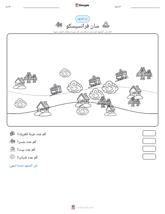 مشهد العد