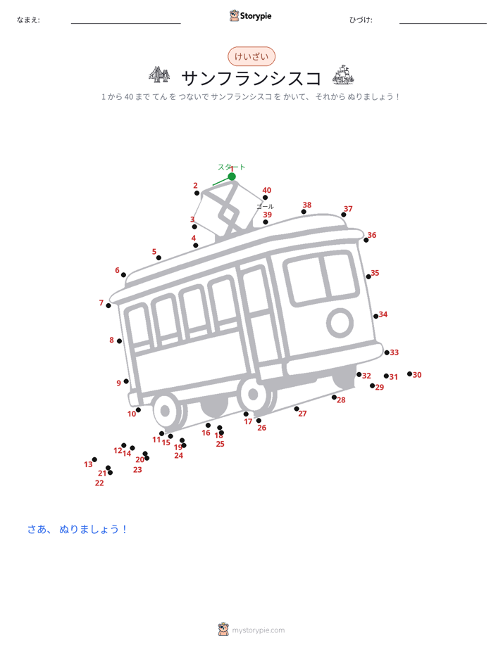 点つなぎ