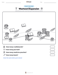 Westward Expansion printable worksheet preview