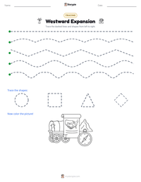 Westward Expansion printable worksheet preview
