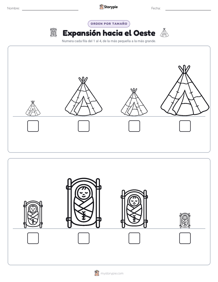 Orden de Tamaños
