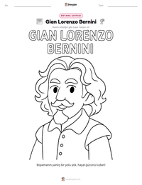 Gian Lorenzo Bernini yazdırılabilir çalışma sayfası önizlemesi