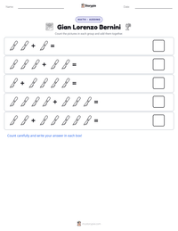 Gian Lorenzo Bernini printable worksheet preview