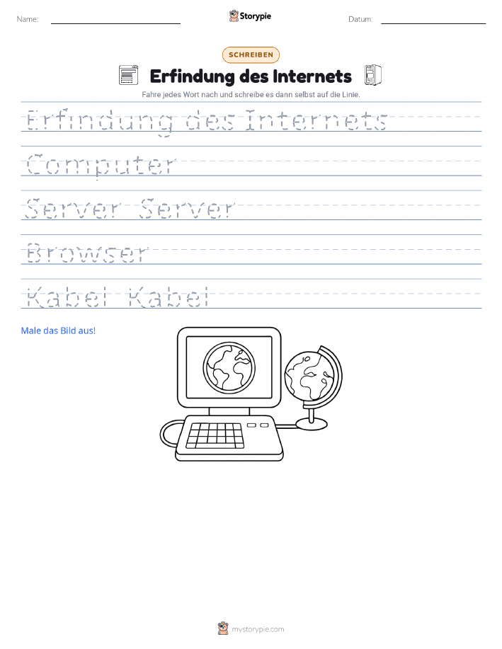 Schreibübung