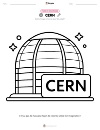 Aperçu de la feuille de travail imprimable CERN