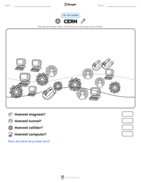 CERN afdrukbare werkblad voorbeeld