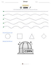 CERN druckbare Arbeitsblatt Vorschau
