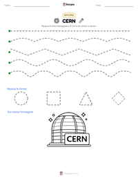 Anteprima della scheda stampabile di CERN