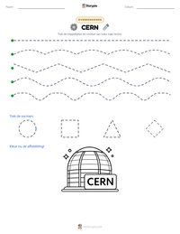 CERN afdrukbare werkblad voorbeeld