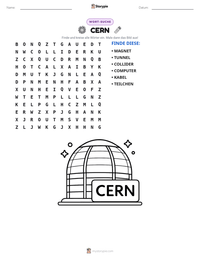 CERN druckbare Arbeitsblatt Vorschau