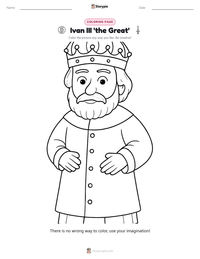 Ivan III 'the Great' printable worksheet preview