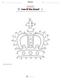Ivan III 'the Great' printable worksheet preview