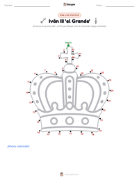 Vista previa de la hoja de trabajo imprimible de Iván III 'el Grande'