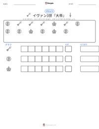 イヴァン3世『大帝』 の印刷可能ワークシートプレビュー