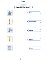Ivan III 'the Great' printable worksheet preview