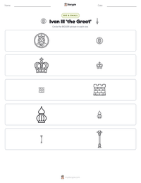 Ivan III 'the Great' printable worksheet preview