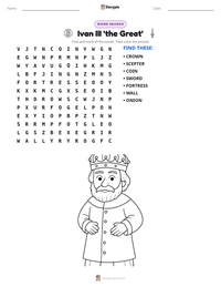 Ivan III 'the Great' printable worksheet preview