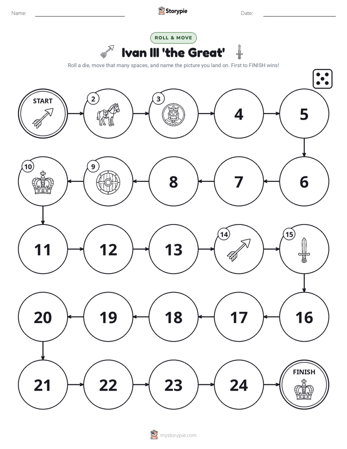 Roll & Move Game