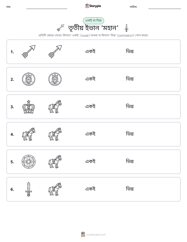 একই বা ভিন্ন