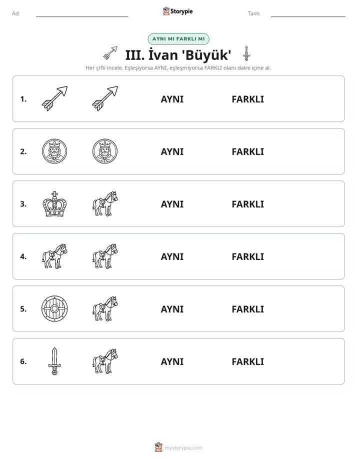 Aynı mı Farklı mı