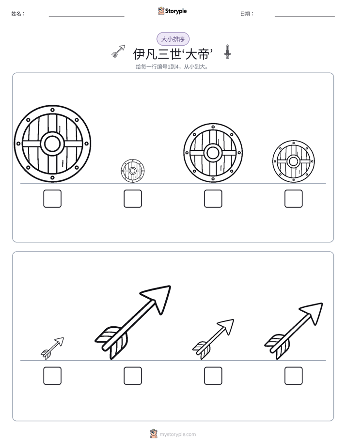 大小排序