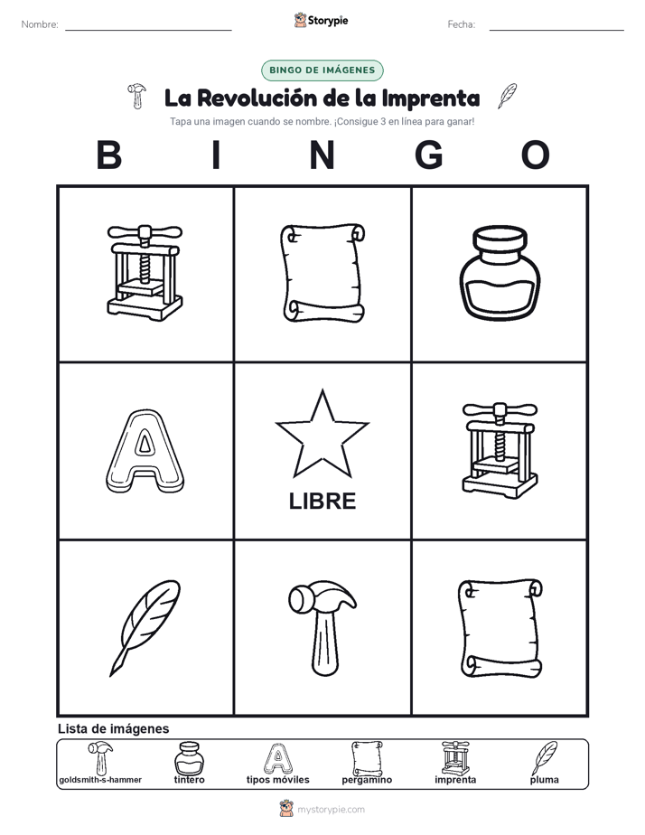 Bingo de Imágenes