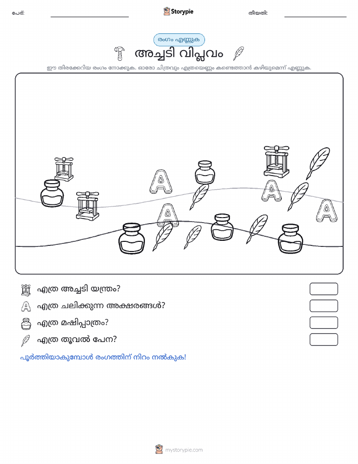 എണ്ണുന്ന ദൃശ്യങ്ങൾ
