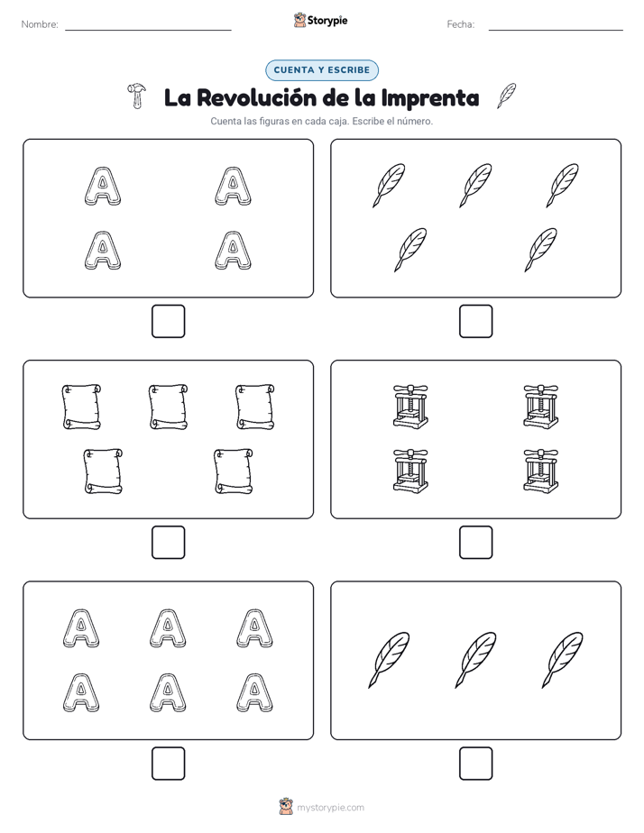 Cuenta y Escribe