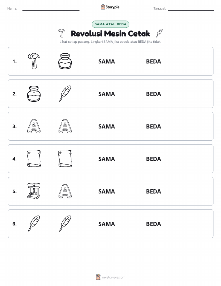 Sama atau Berbeda