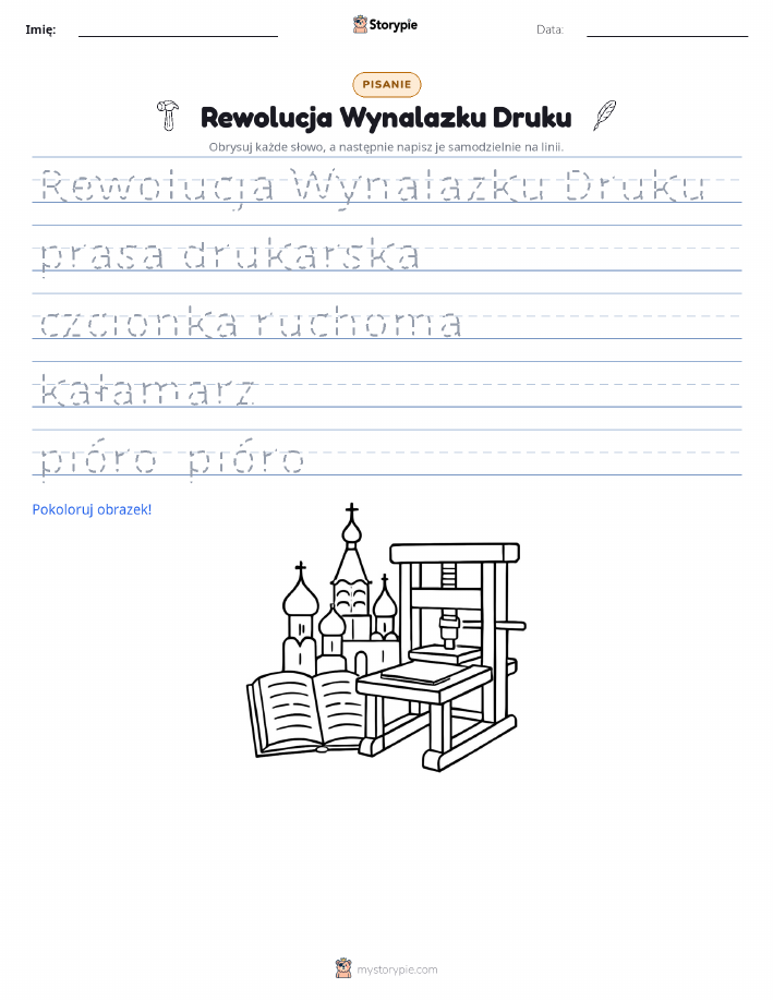 Ćwiczenie Pisania