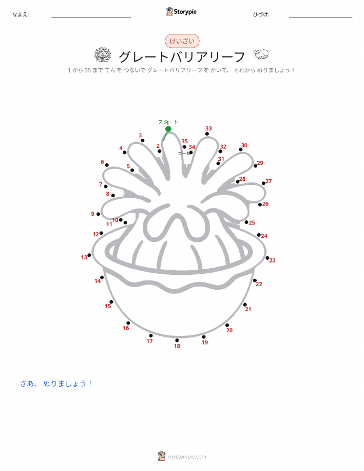 点つなぎ