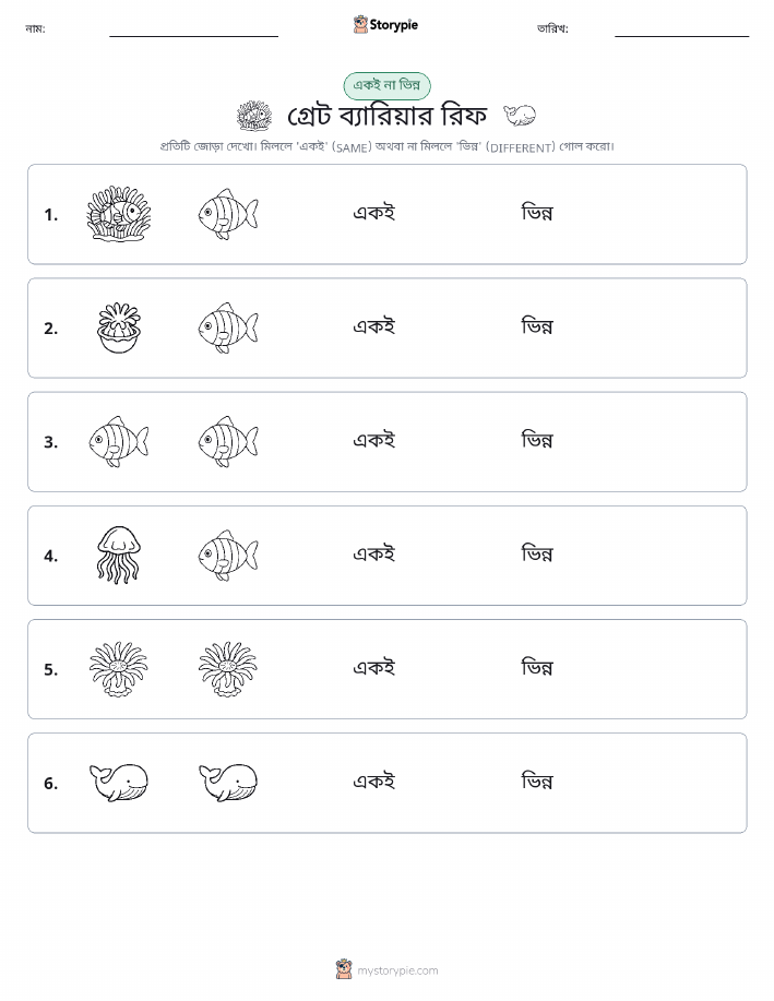 একই বা ভিন্ন