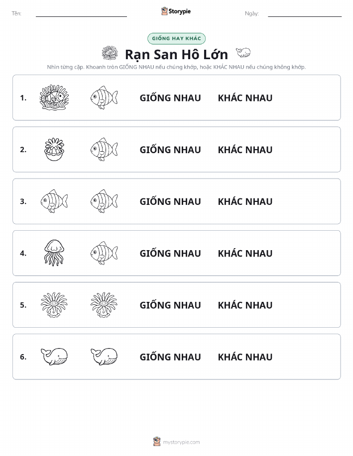 Giống Hay Khác