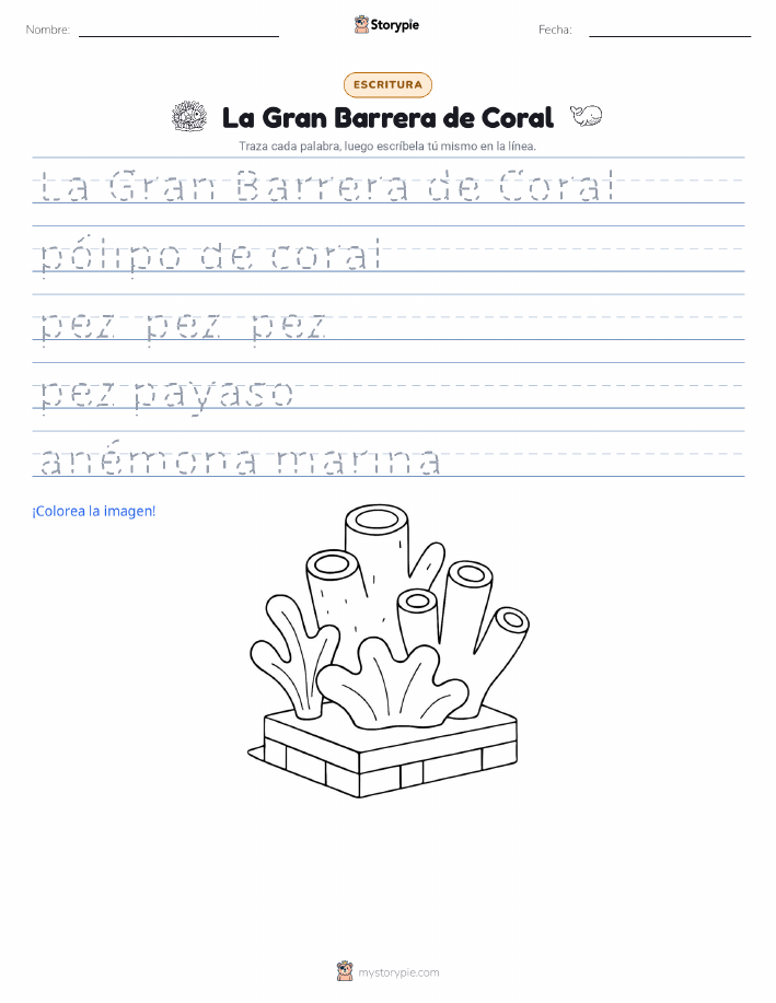Práctica de Escritura